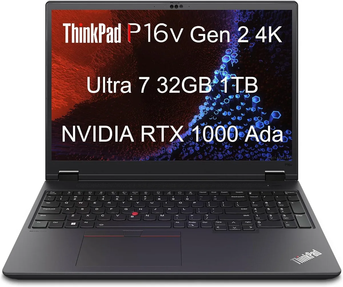 Lenovo Lenovo ThinkPad P16v Gen 2 16" 4K Intel Ultra 7 155H RTX 1000 Ada 32GB 1TB — foto del prodotto