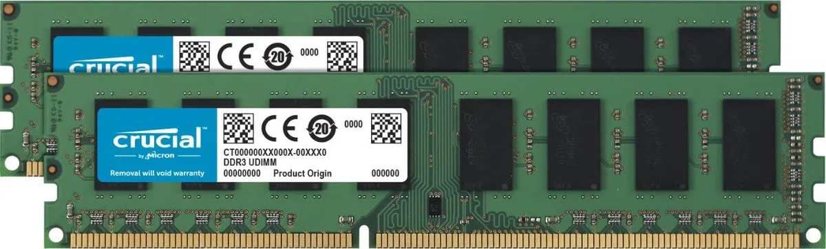 Crucial Crucial CT2K102464BD160B 16GB (2 x 8GB) DDR3L-1600 CL11 1.35V desktop RAM — photo du produit