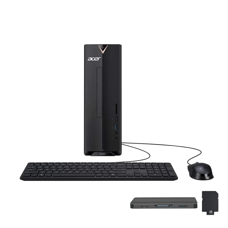 Acer America Acer America Aspire XC-840-UB11 desktop PC, Intel Celeron N4505, 16GB DDR4, 1.5TB storage — product photo