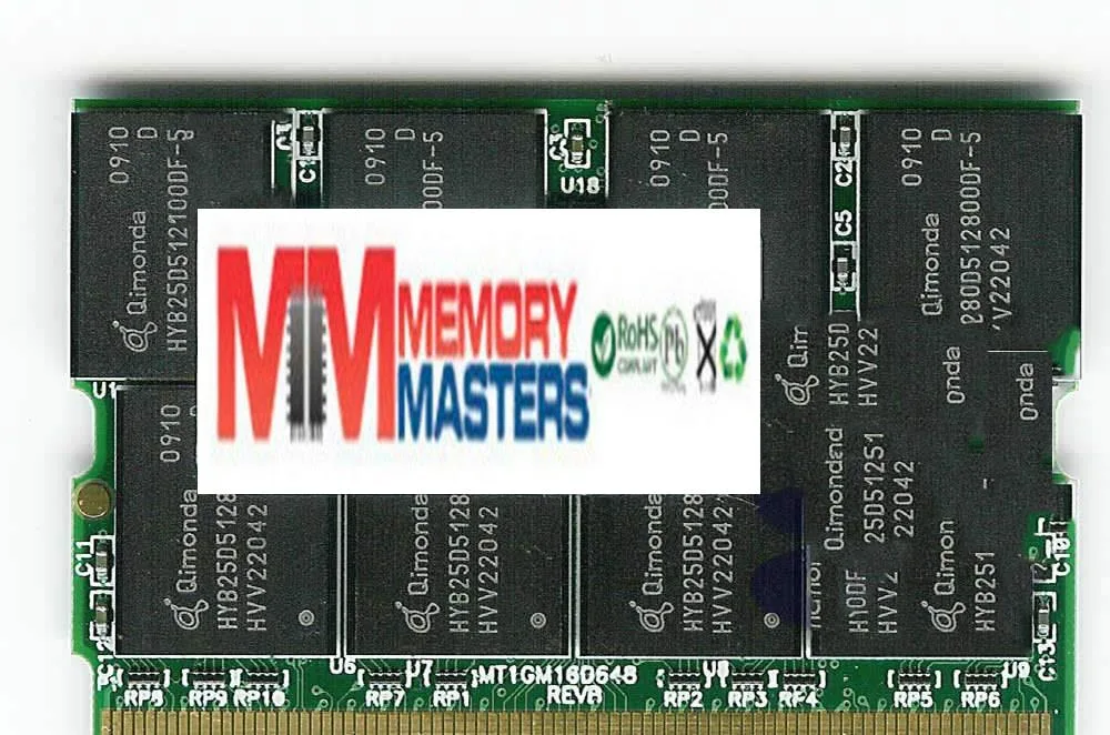 Simmtec, Inc Simmtec, Inc 1GB 172pin PC2700 333MHz DDR MicroDIMM desktop RAM — photo du produit