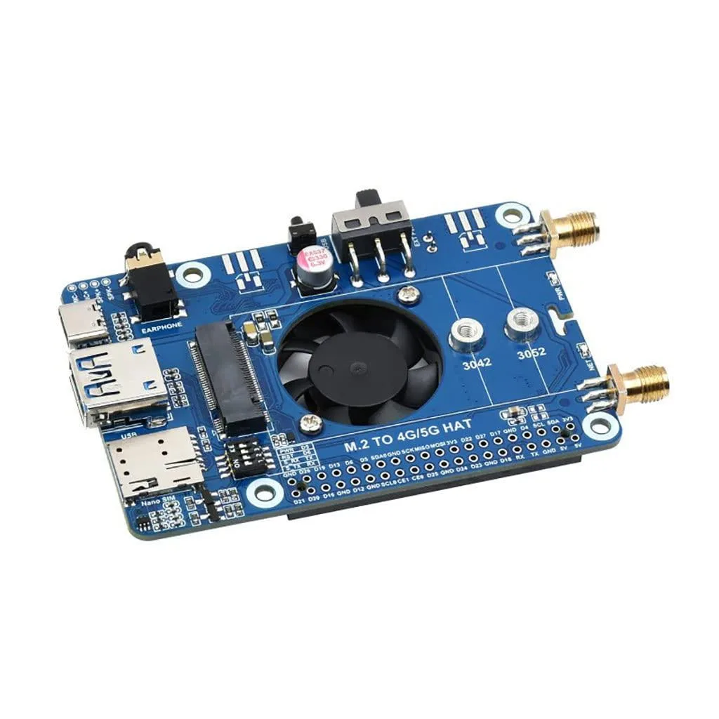 LORDWORLD LORDWORLD SIM7600G-H M.2 4G HAT development board — Produktfoto