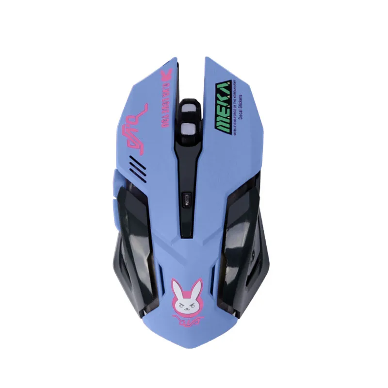 Corn Electronics Corn Electronics D.Va Design Pink LED 2400 DPI 6 Button Gaming Mouse — tuotekuva