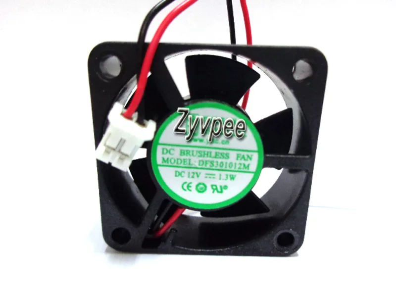 Zyvpee Zyvpee DFS301012M 30mm 12V 1.3W 2-Pin Case Fan — 제품 사진