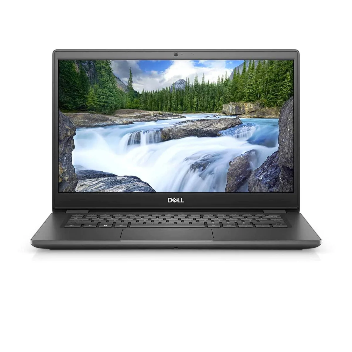 Silver Dell Latitude 3410 14 inch laptop closed view