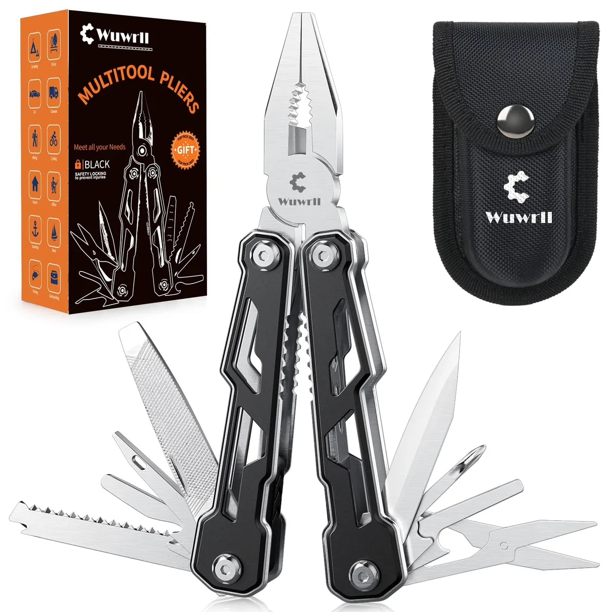  Wuwrll RFE-2232 16-in-1 multitool plier 12 pack — product photo