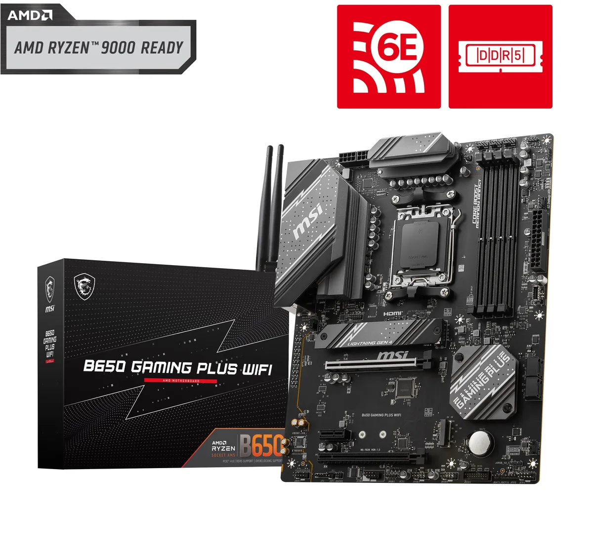MSI MSI B650 GAMING PLUS WIFI AMD motherboard — product photo