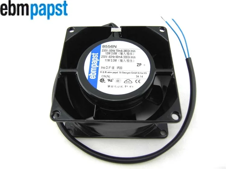Zyvpee Zyvpee 8556N 80x38mm AC 230V 2-wire case fan — صورة المنتج