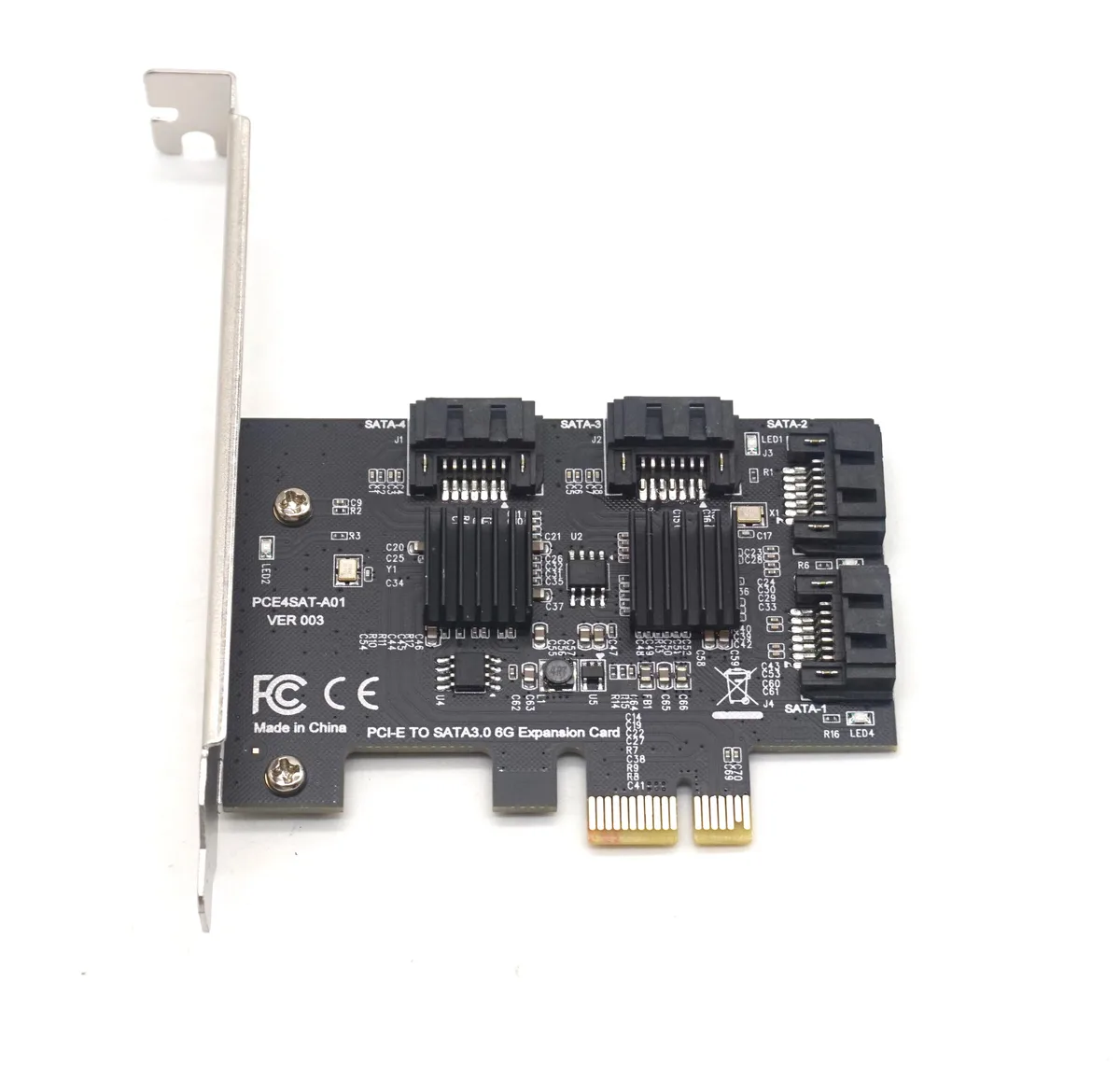KEERUN KEERUN PCI-E to 2-port SATA3.0 expansion card — снимка на продукта