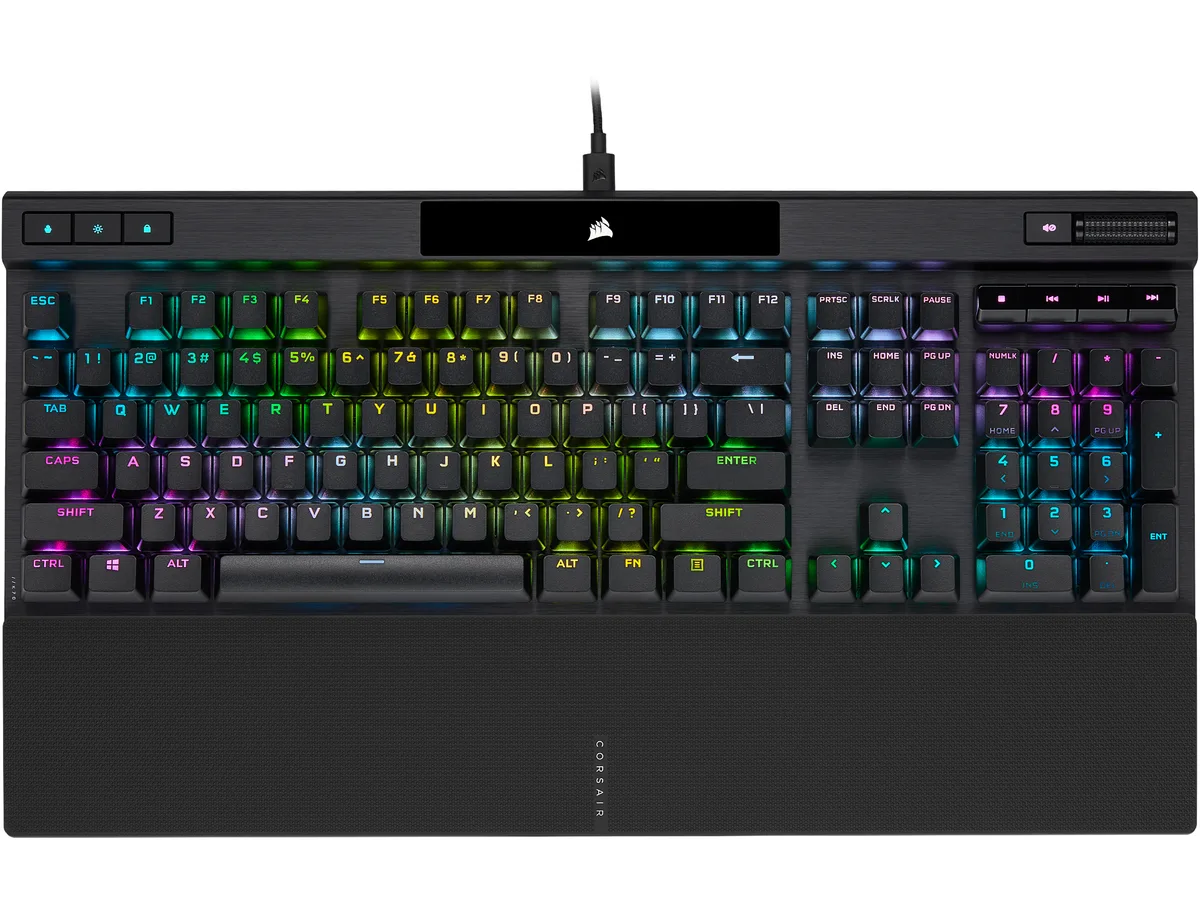 Corsair Corsair K70 RGB PRO CH-9109412-NA gaming keyboard Cherry MX Brown 8000Hz polling — product photo