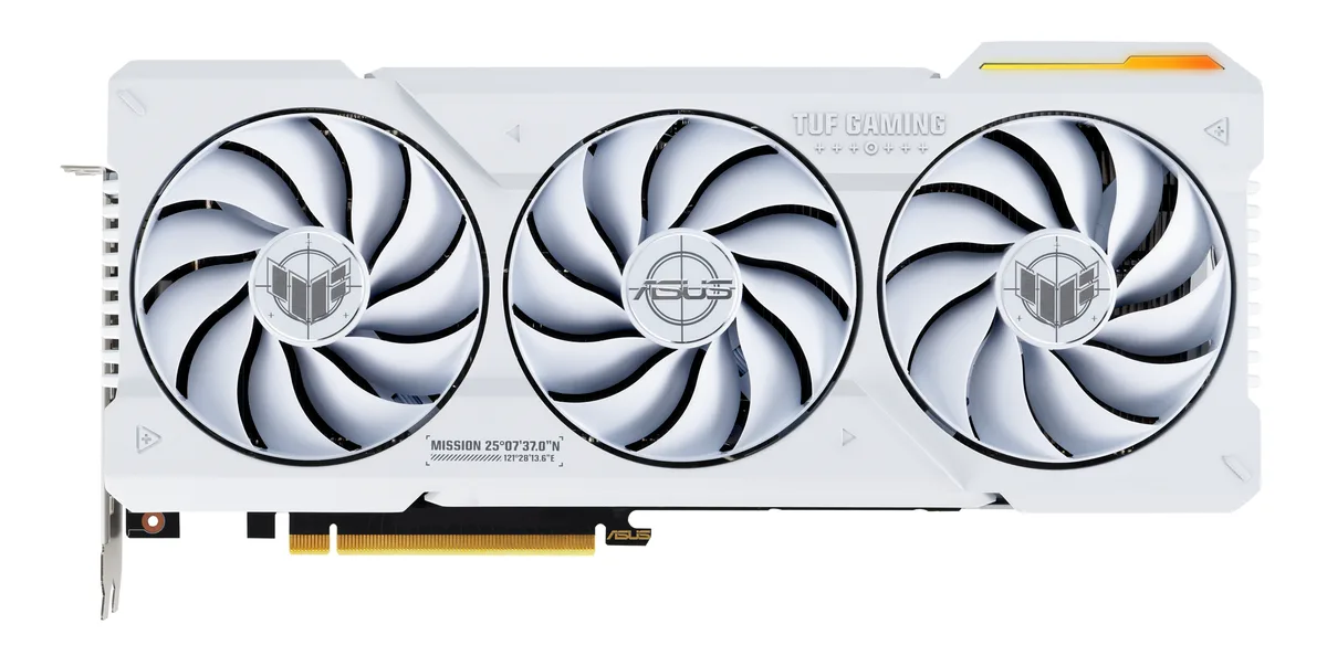 ASUS ASUS TUF-RTX4070TI-O12G-WHITE-GAMING graphics card — photo du produit