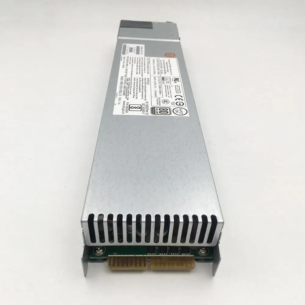 Redundant 1U power supply unit, metal enclosure