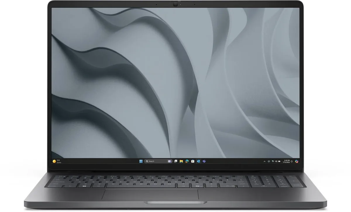 Magnetite textured Dell Pro 16 laptop, 16 inch FHD+ non‑touch screen, 1.91 kg