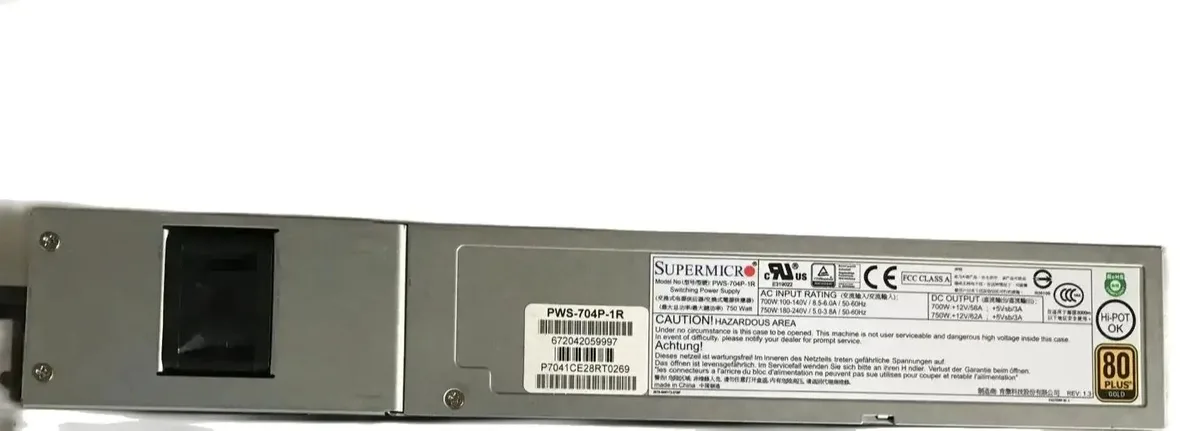 KHACHIMO KHACHIMO 500W Server Redundant Power Module PWS-504P-1R — tuotekuva