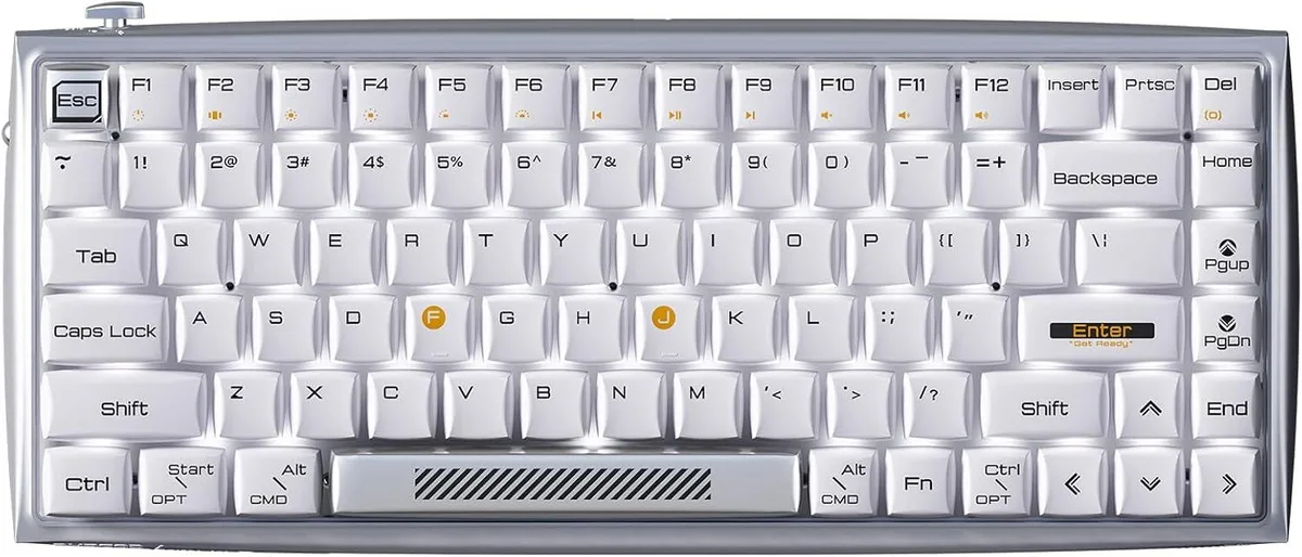 DURGOD DURGOD K710 84-key 75% wireless gaming keyboard Silver — produktbild