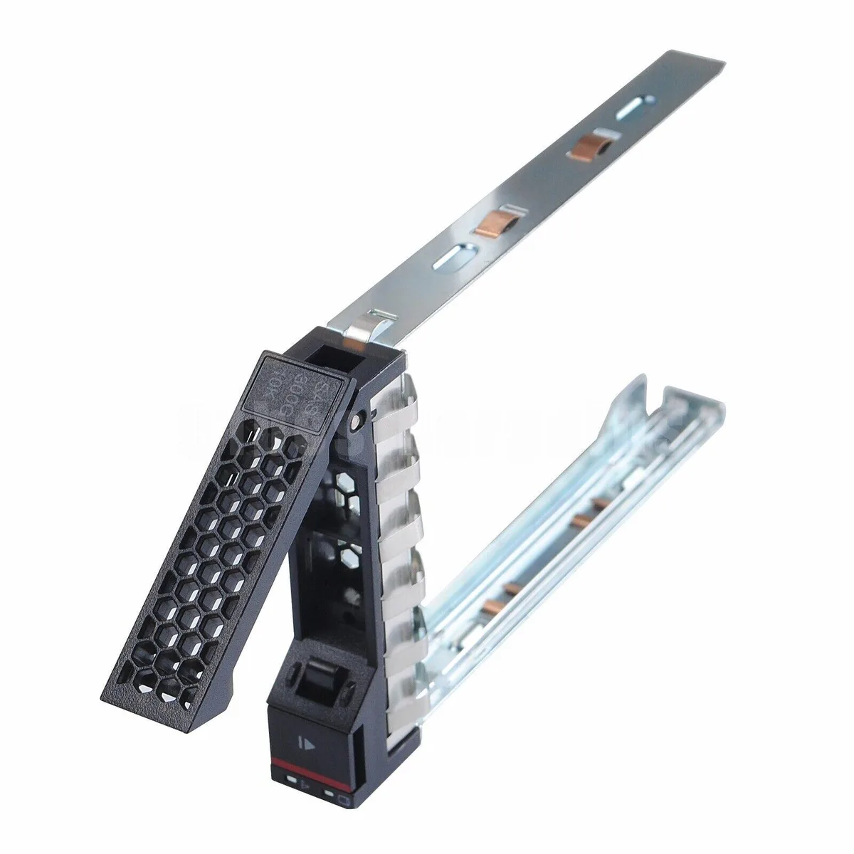 Black metal 2.5 inch drive caddy tray for Lenovo servers