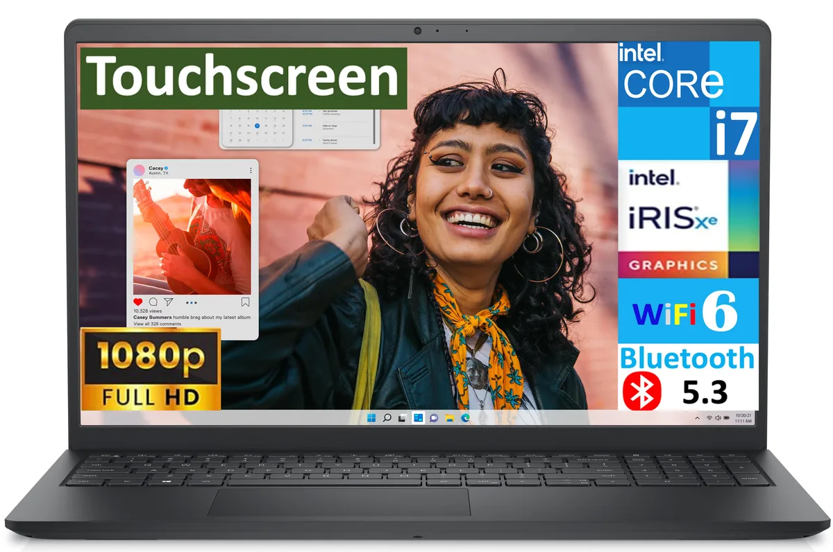 DELL Dell Inspiron 15 laptop i7-1355U 32GB DDR4 1TB SSD 15.6" touchscreen — photo du produit