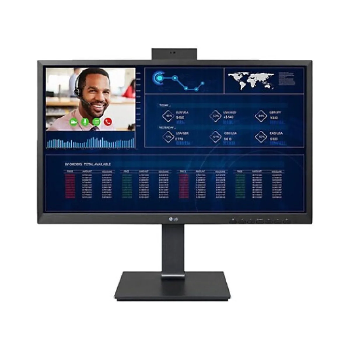 LG Electronics LG Electronics 24CQ650I-6N AI edge system 24" Intel Celeron N5105 4GB DDR4 16GB eMMC — Produktfoto