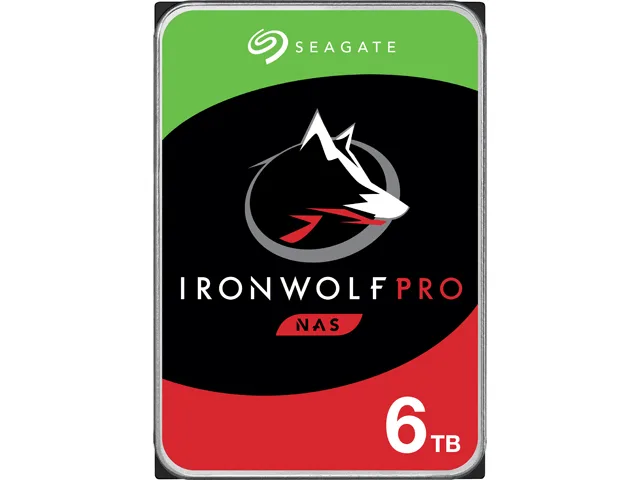Seagate Seagate IronWolf Pro 6TB 7200 RPM 256MB CMR SATA 6.0Gb/s 3.5" Internal Hard Drive ST6000NE000 — 商品照片