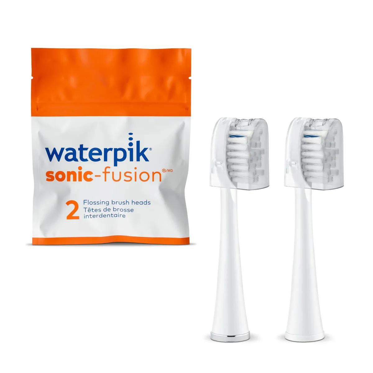  Waterpik Sonic-Fusion SFFB-2EW Full Size Replacement Brush Heads 2 Count White — product photo