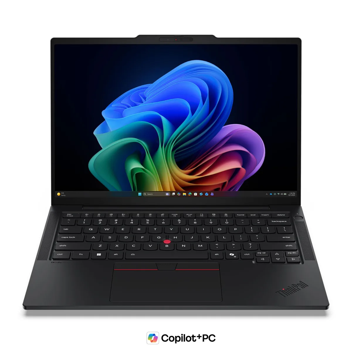 Lenovo ThinkPad T14s laptop, silver aluminium chassis, 14 inch touchscreen display, thin profile, backlit keyboard, trackpoint