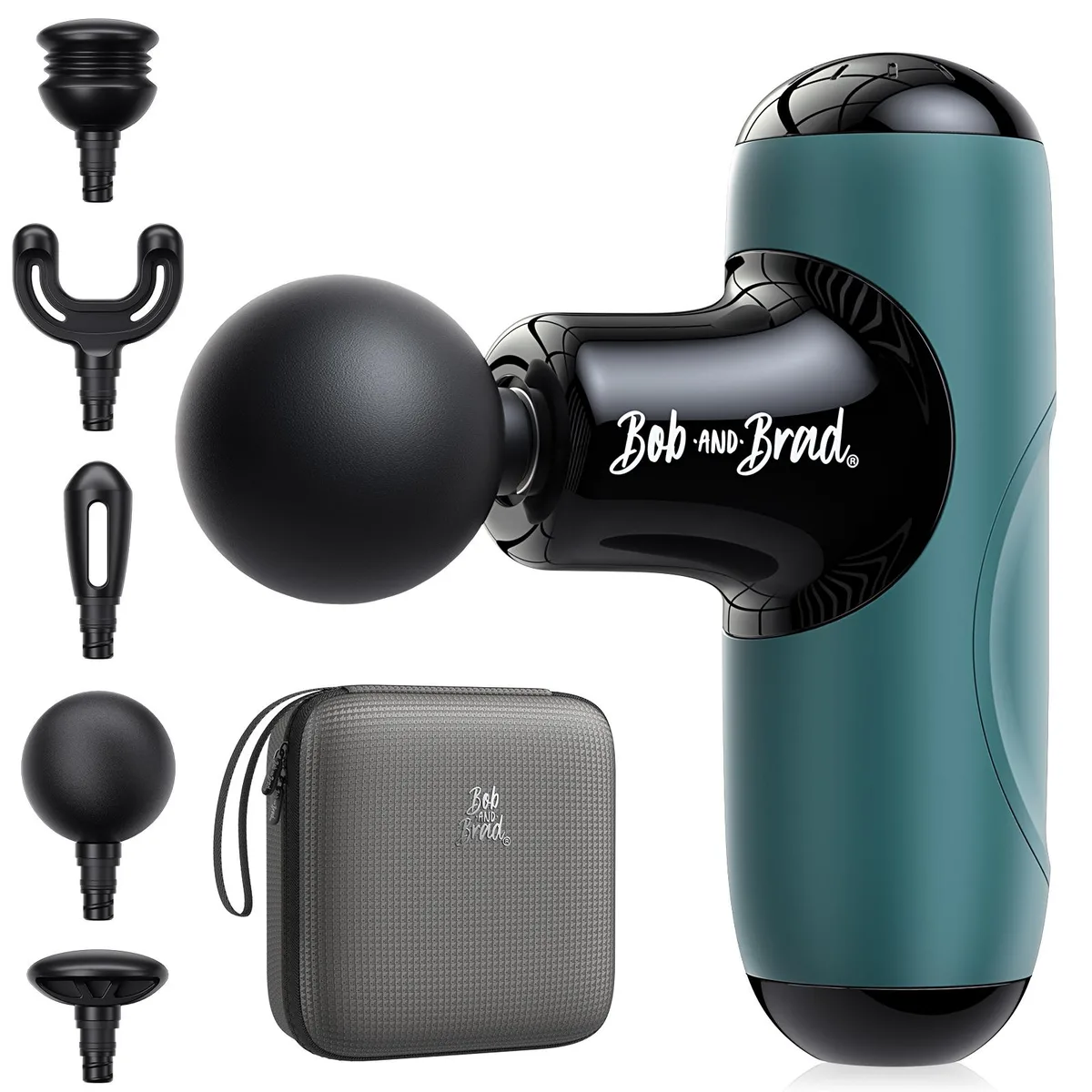 Bob and Brad Bob and Brad QL/MINI.Q2-D Green Massager 5.7×3.4×1.8in 0.95lb — foto produk