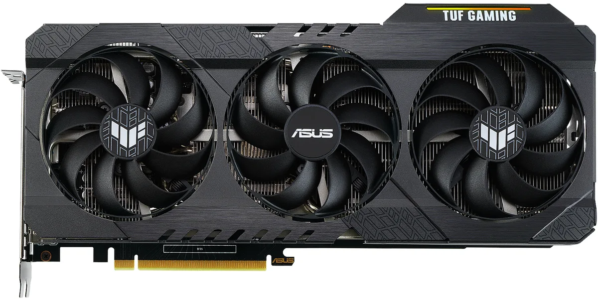ASUS ASUS TUF-RTX3060-O12G-GAM GeForce RTX 3060 12GB graphics card — product photo