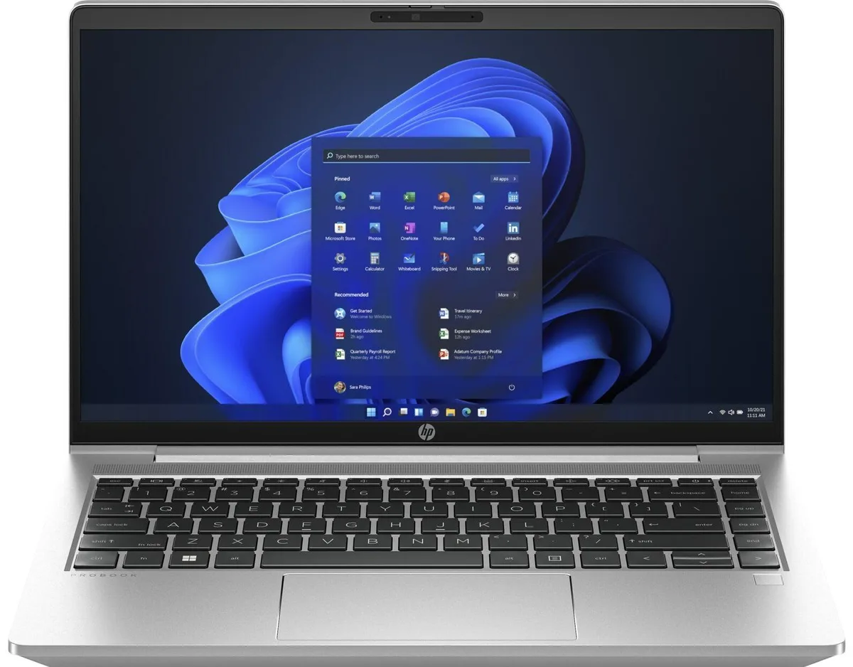 HP HP ProBook 445 G10 945X4UC-I012 14" FHD Ryzen 5-7530U 32GB DDR4 256GB NVMe Windows 11 Pro Silver — photo du produit