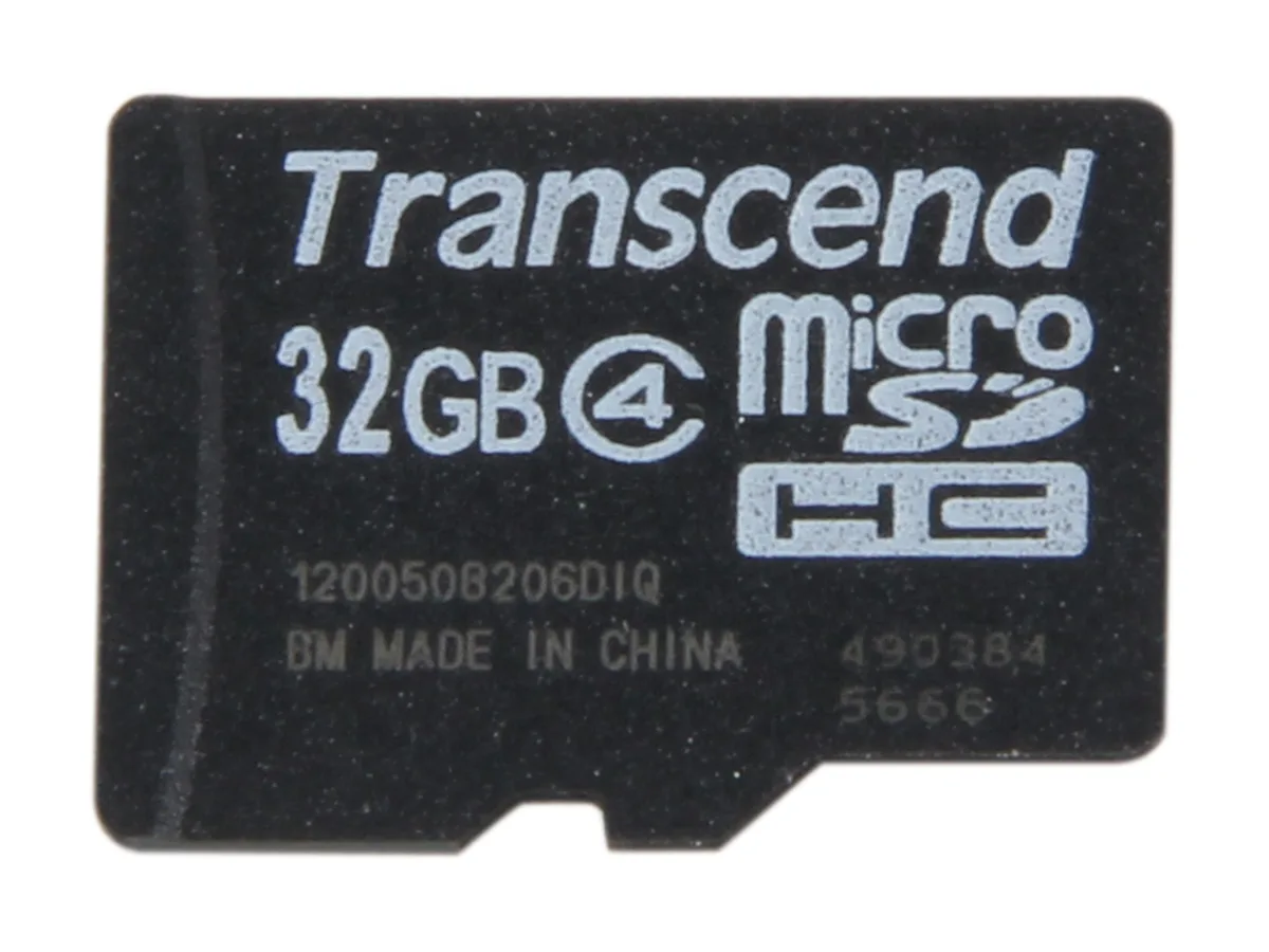Transcend Transcend TS32GUSDC4 32GB microSDHC Class 4 memory card — 商品照片