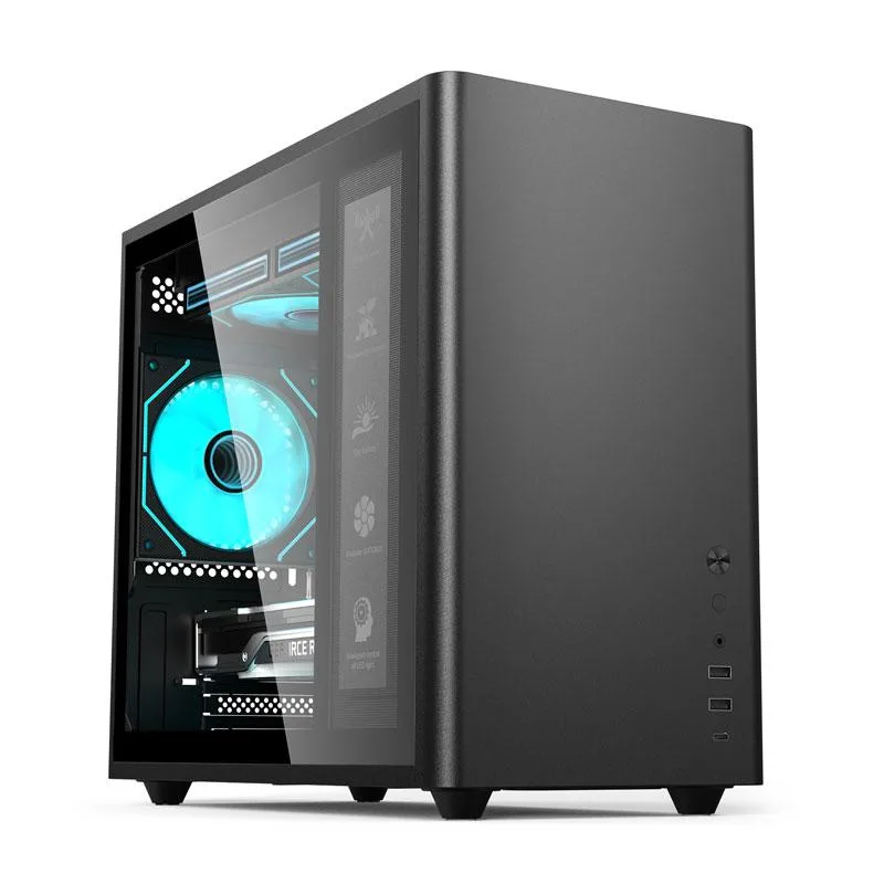 Gintol Gintol U350 micro-ATX mini-ITX PC case 350 mm GPU 160 mm CPU 240 mm radiator — product photo