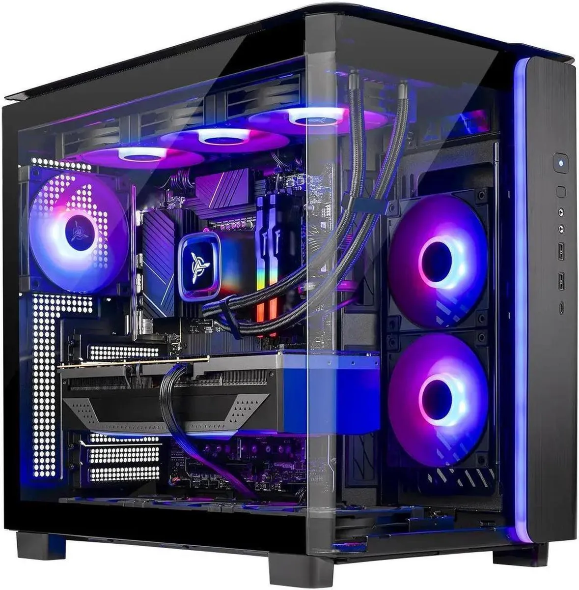 Skytech Skytech ST-KING95-1637-B-AL Ryzen 7 7800X3D RTX 5070 Ti 16GB 32GB DDR5 1TB gaming PC — fotografia produktu