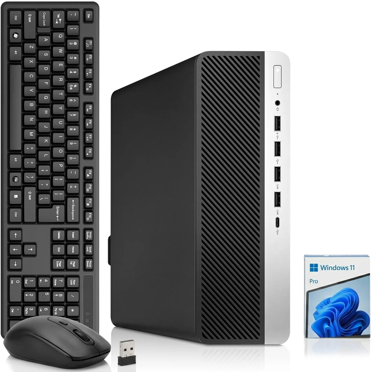 HP HP ProDesk 600 G5 SFF i7-9700 8GB DDR4 128GB SSD 500GB HDD Windows 11 Pro — photo du produit