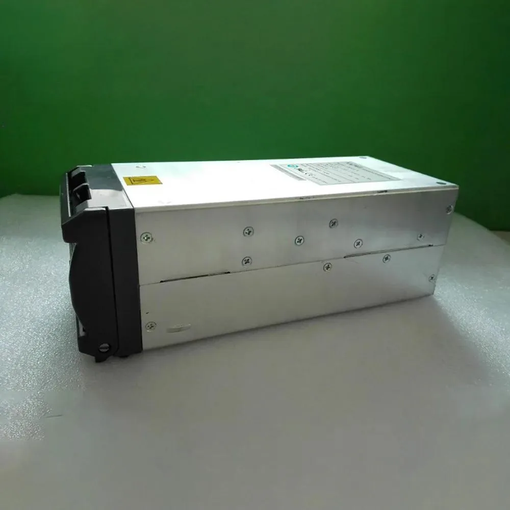 Rectangular silver power module with front panel connectors