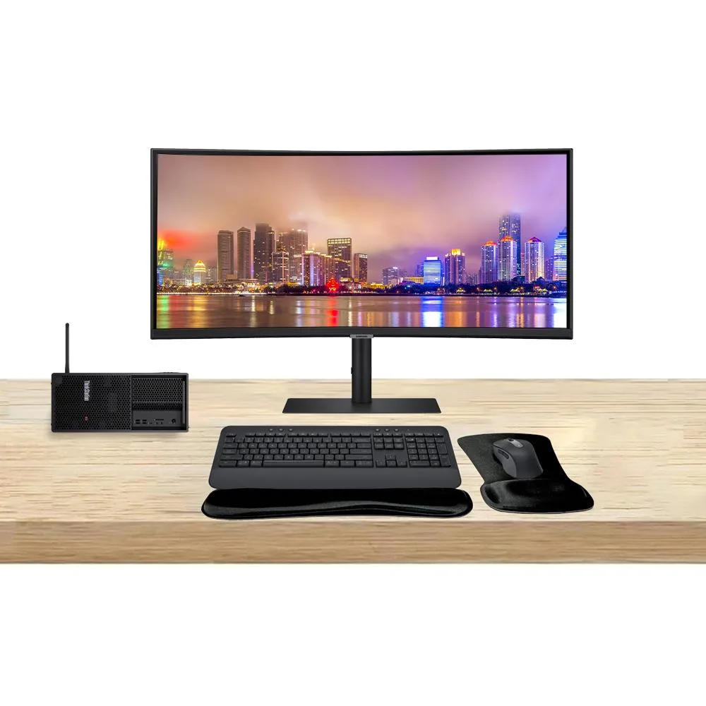 Lenovo Lenovo ThinkStation P3 Tower i7 64GB 1TB RTX A2000 12GB ViewFinity S95UC 49 MK650 T2U Plus WiFi — 제품 사진