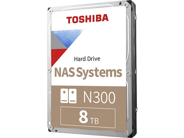 Silver 3.5 inch internal hard drive with exposed circuit board underside and SATA connectors