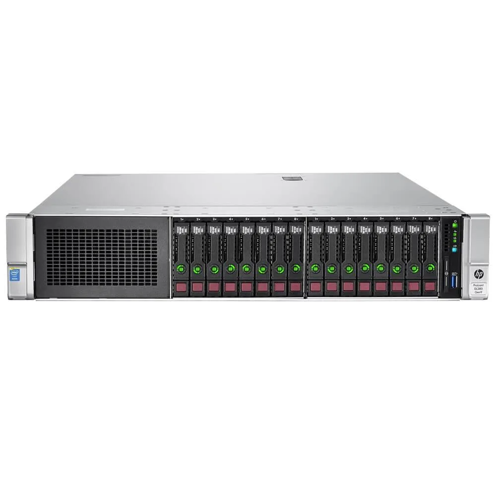 HP HP ProLiant DL380 Gen9 2U rack server E5-2630 v3 8C 2.4GHz 64GB DDR4 2x 146GB SAS P440 4GB FBWC — photo du produit