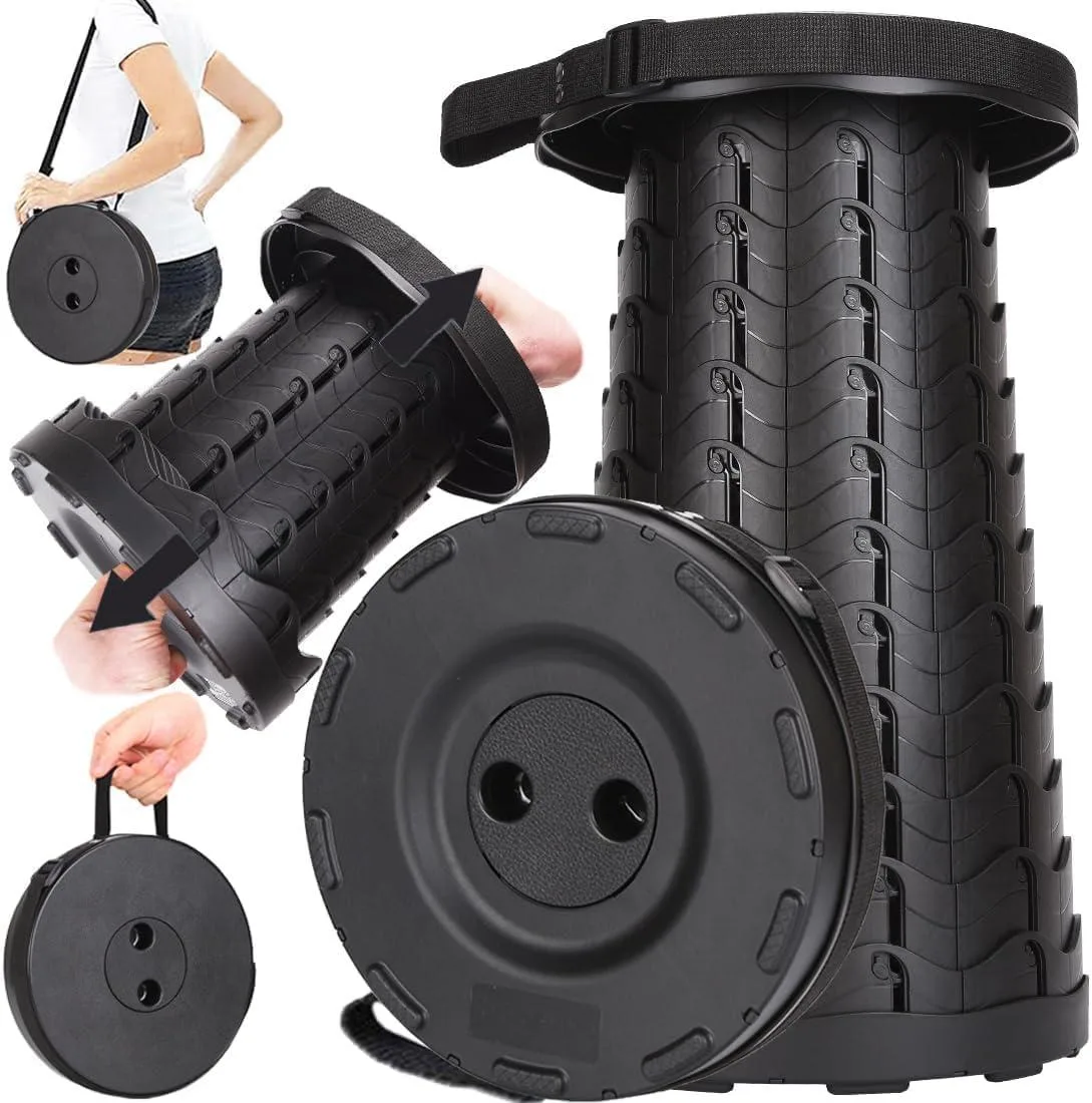 Fishboy MO-002 Collapsible Stool 400lbs 17.7in Black — 商品照片