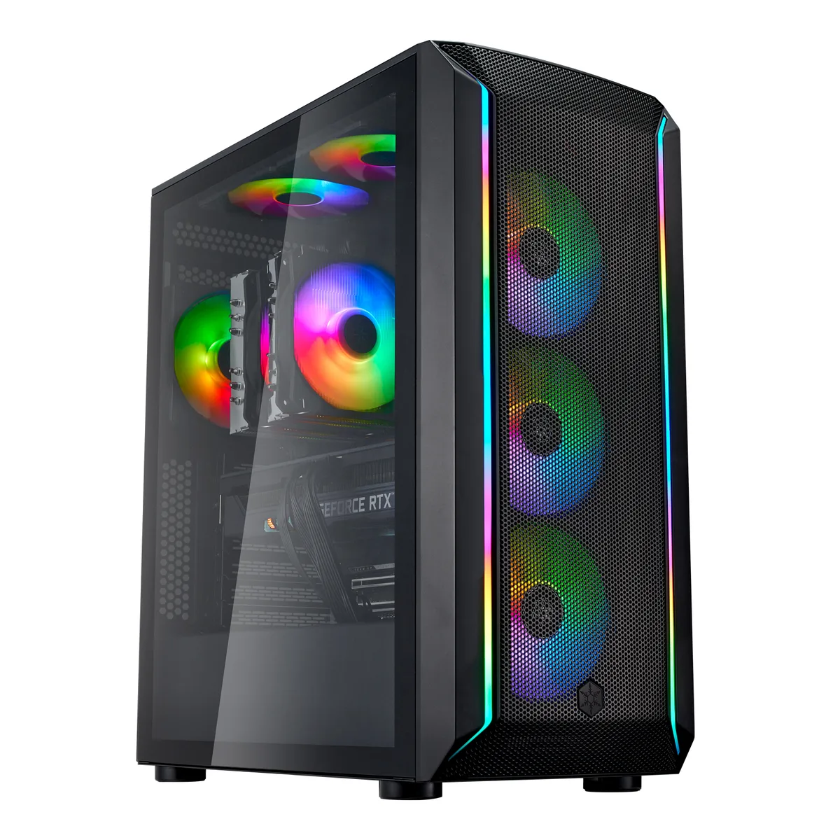 Silverstone Silverstone SST-FA511Z-BG FARA 511Z ATX PC Case Black — photo du produit