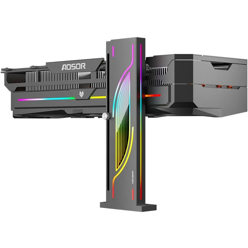 BFKK BFKK GPU Bracket ARGB Magnetic Base Sliding Adjustable Black — product photo