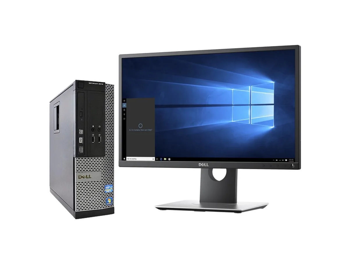 DELL DELL OptiPlex 3010 SFF Desktop PC i5-3470 3.20GHz 8 GB RAM 128 GB SSD 22" Monitor — photo du produit