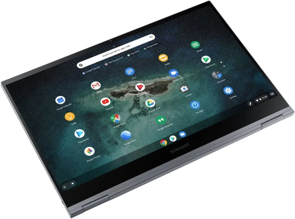 SAMSUNG SAMSUNG XE930QCA-K02US 13.3" 4K Touch Chromebook i5-10210U 8GB 256GB Gray laptop — produktbild