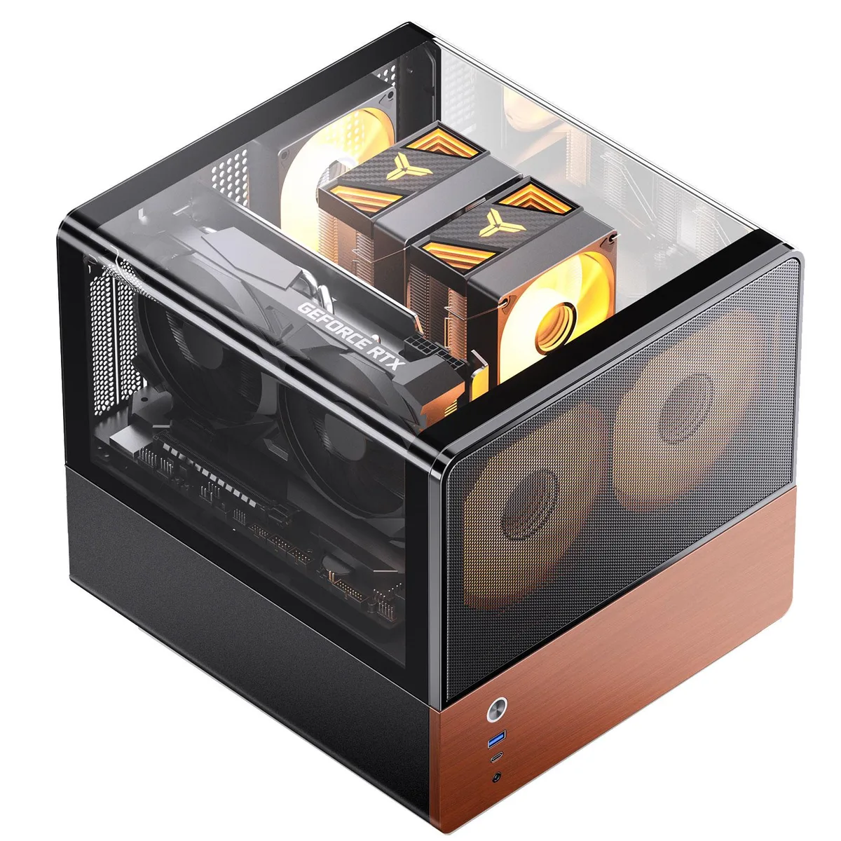 JONSBO JONSBO V12 Black Micro ATX Mid Tower PC Case — product photo