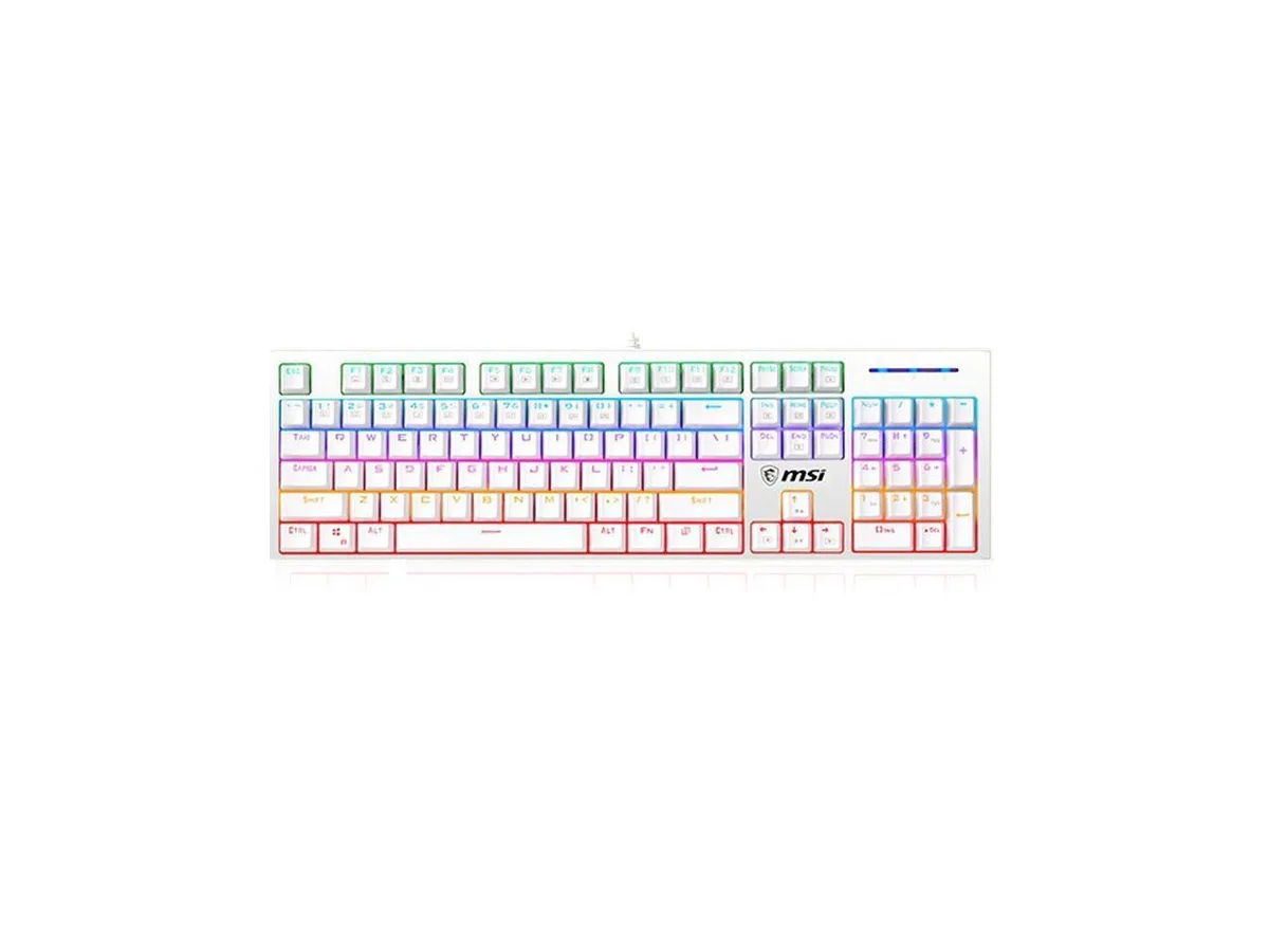 MSI MSI GK50Z Mechanical Gaming Keyboard Red Switch 104 Keys 1.8m Cable — product photo