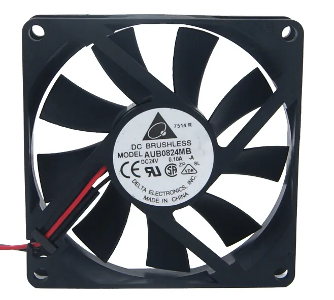 OEM Industries OEM Industries AUB0824MB 80mm Ball Bearing Fan 24V 0.10A 2-Wire — produktbild