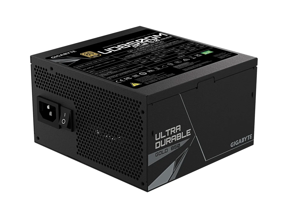 GIGABYTE GIGABYTE GP-UD850GM PG5 REV2.0 850W power supply — product photo