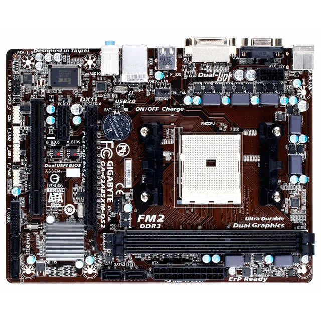 GIGABYTE GIGABYTE GA-F2A85XM-DS2 server motherboard — 商品照片