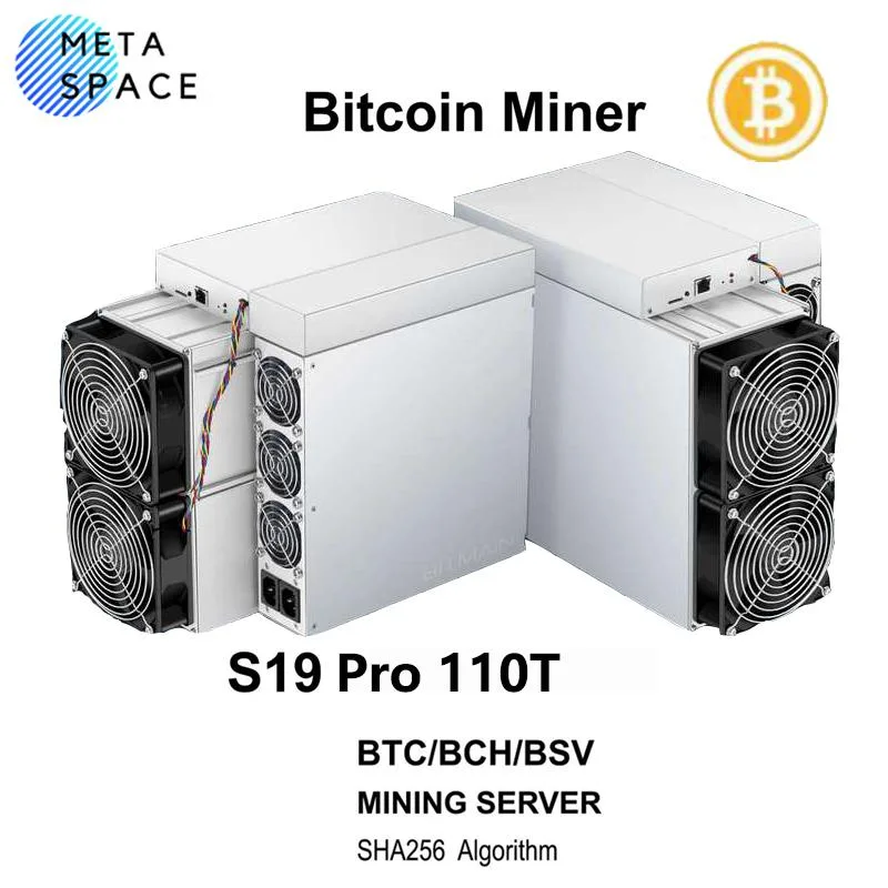AFRNDK AFRNDK Antminer S19 Pro 110T SHA-256 3250W mining hardware — product photo