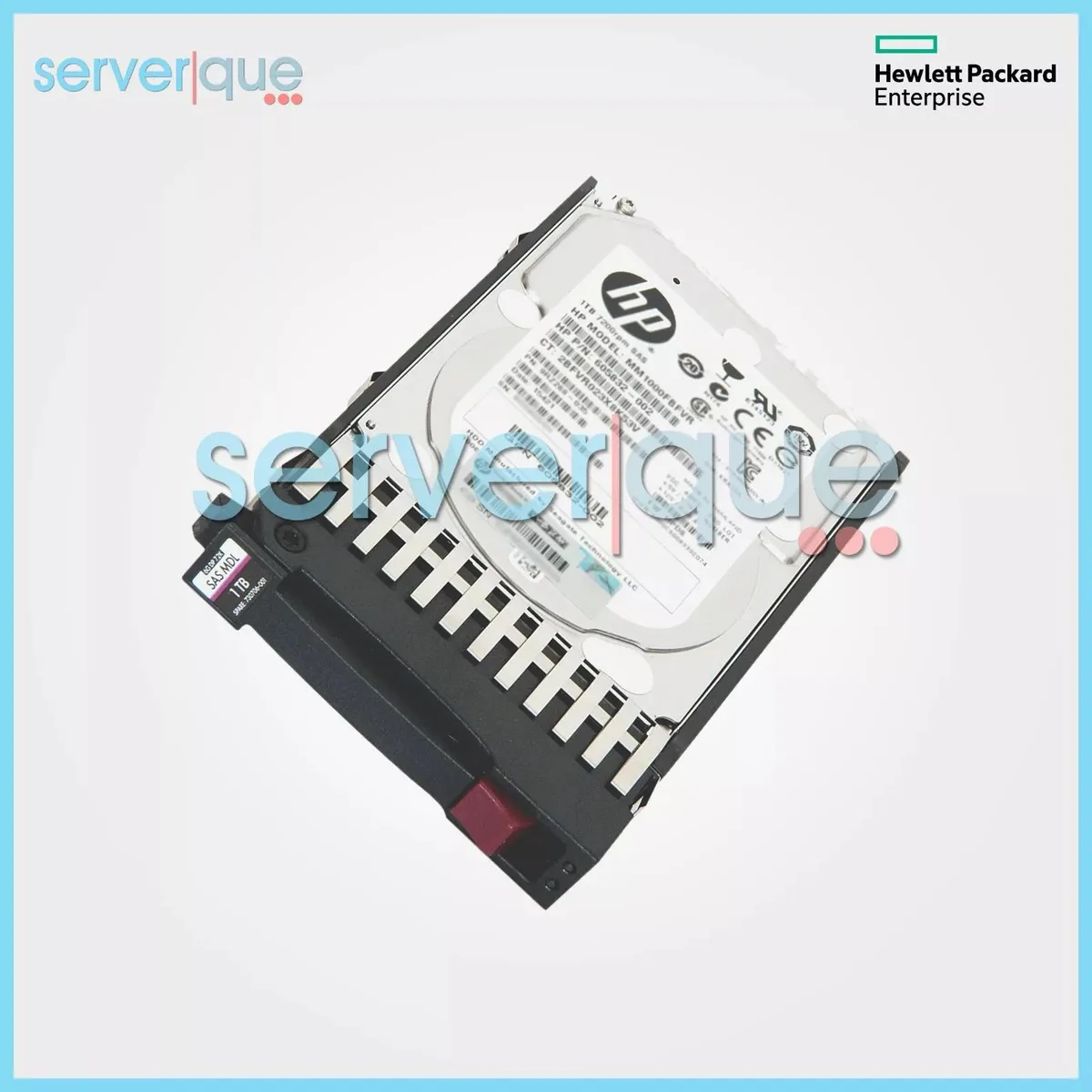 HPE HPE C8S62A 1TB 2.5" 7200 RPM SAS 6G Dual Port Midline Hot Swap internal hard drive — preces foto