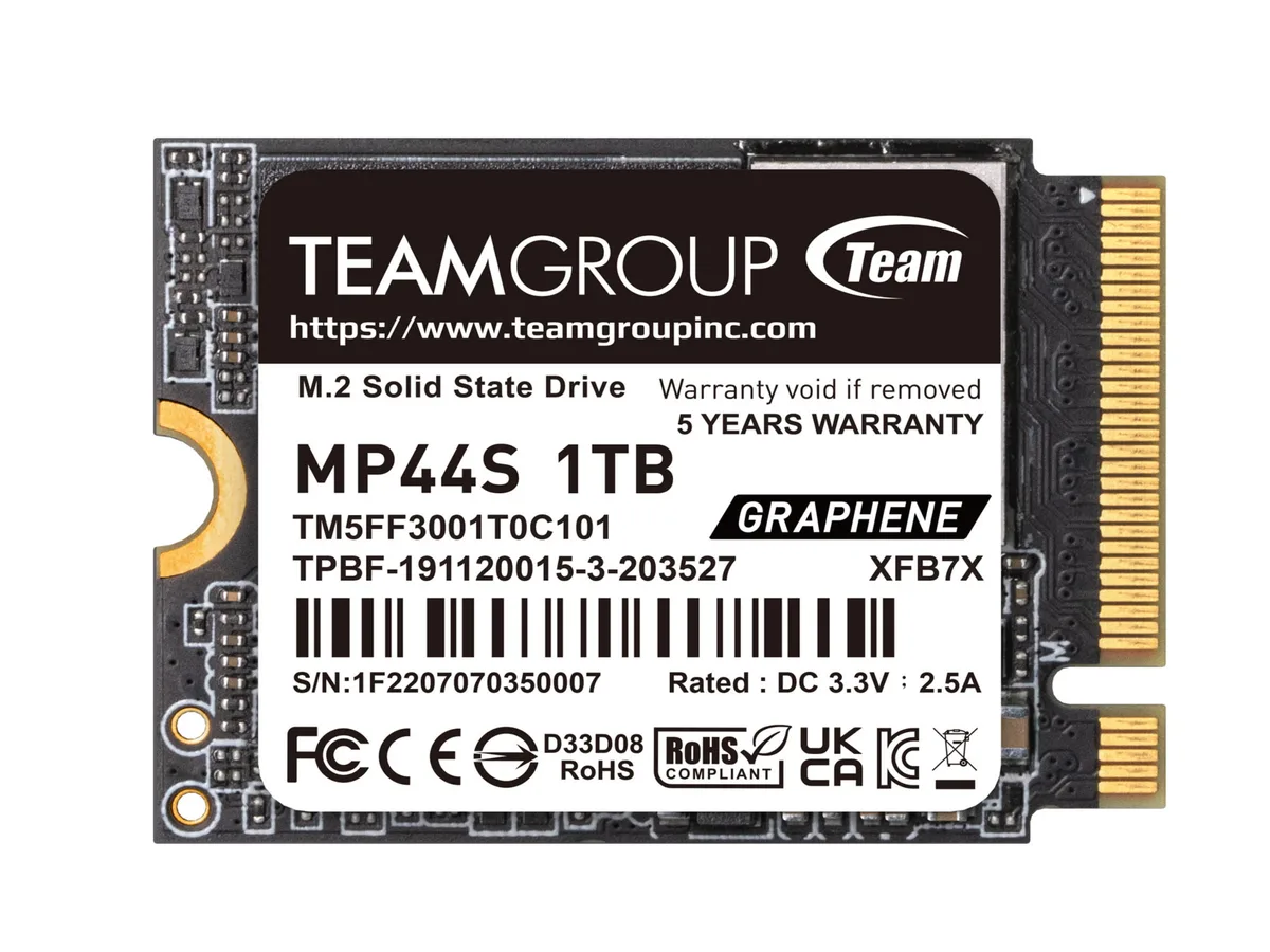 Team Group Team Group MP44S TM5FF3001T0C101 1TB M.2 2230 internal SSD — ภาพสินค้า