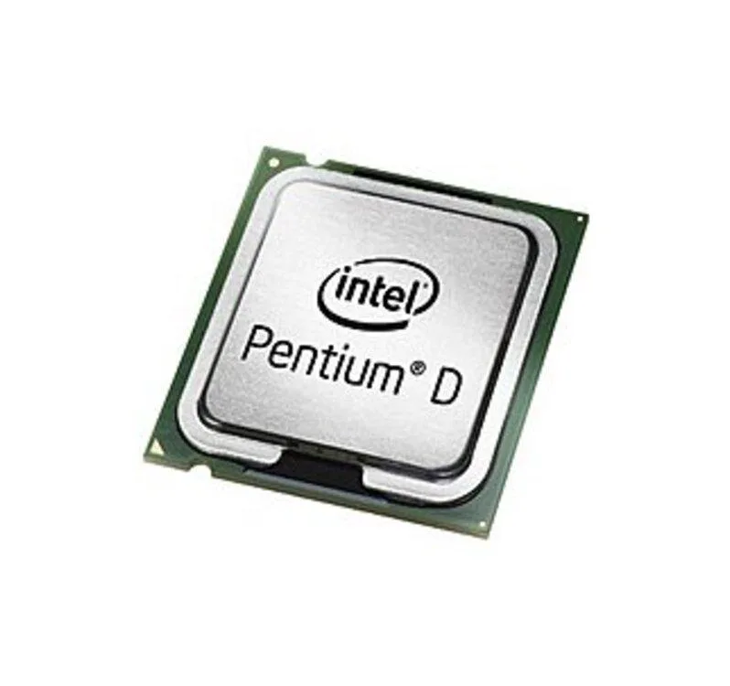 Small square ceramic CPU with metal heat spreader and gold contact pads