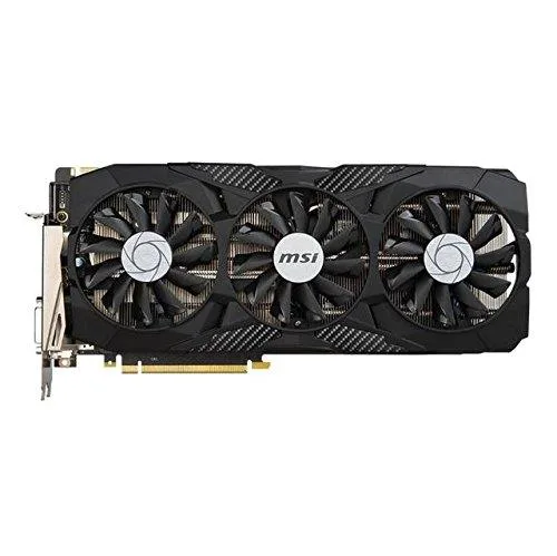 MSI GeForce GTX 1070 Ti Duke graphics card with triple-fan cooler and LED lighting